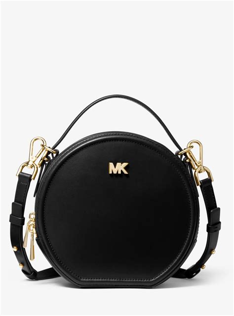 michael kors leather canteen bag